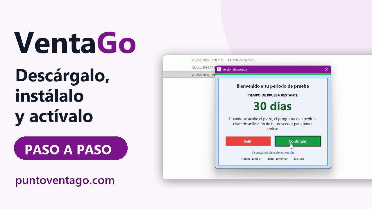 Video: cómo descargar, instalar y activar VentaGo.